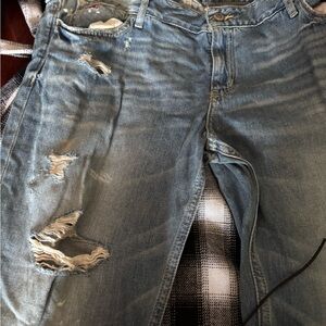 Hollister American Distressed Blue Jeans
